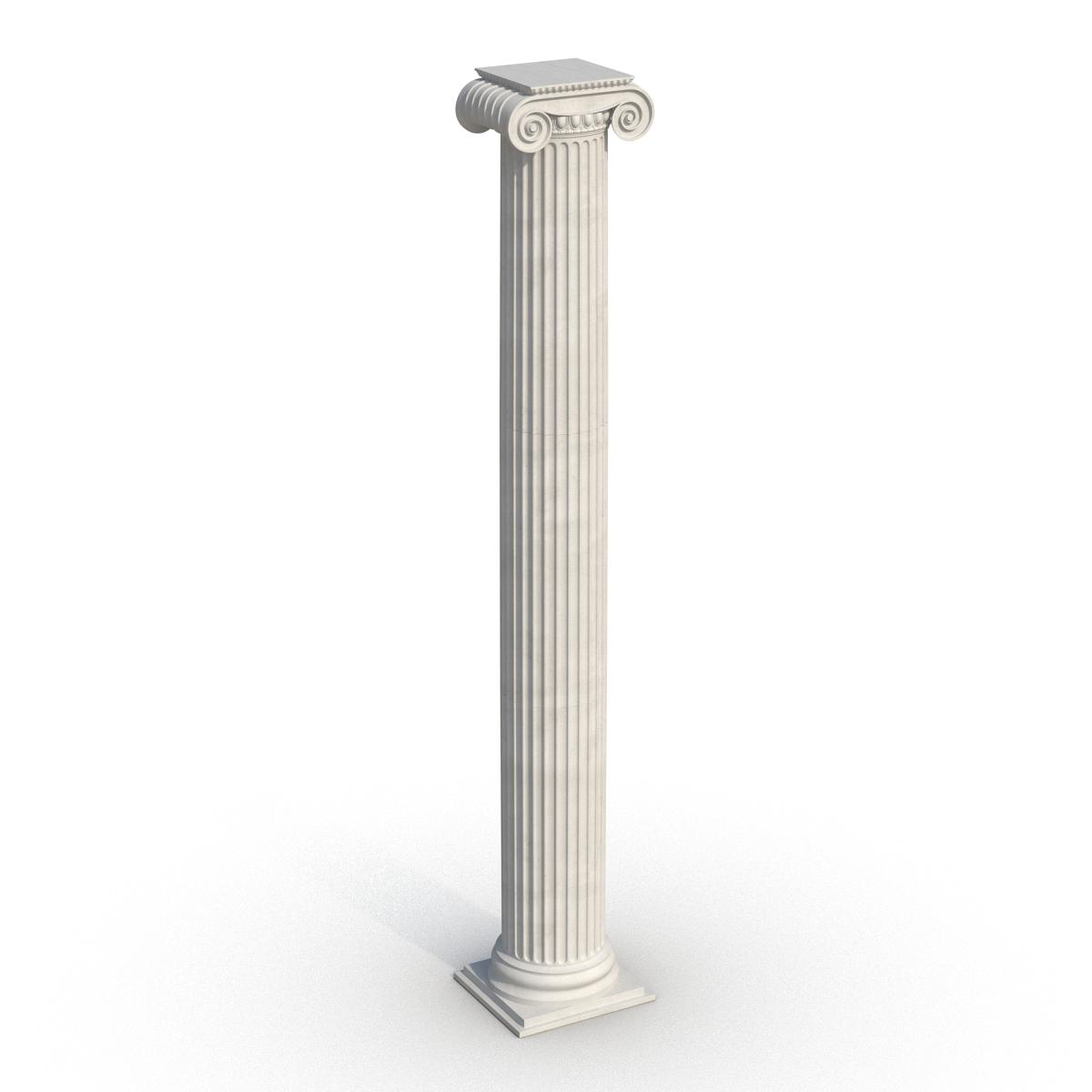 Ionic Column Greco Roman 3D model