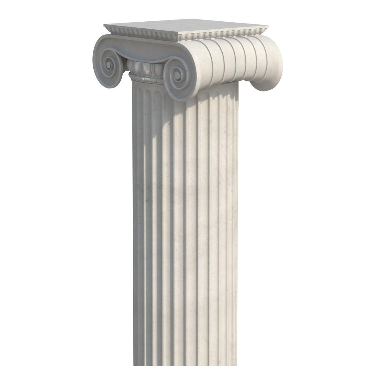 Ionic Column Greco Roman 3D model