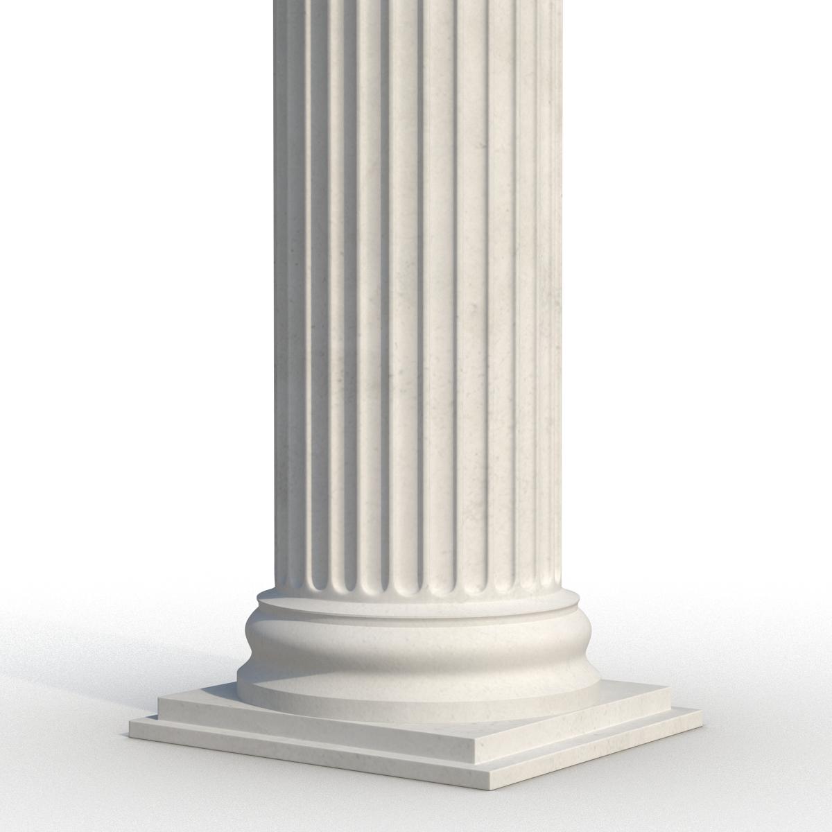 Ionic Column Greco Roman 3D model