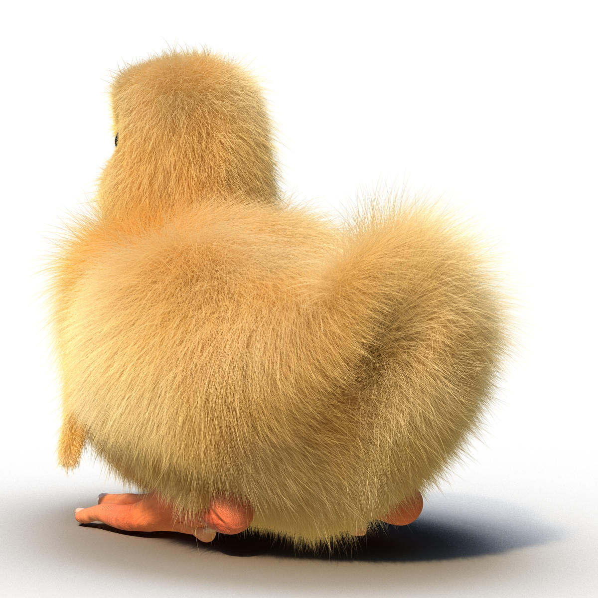 3D model Duckling Rigged