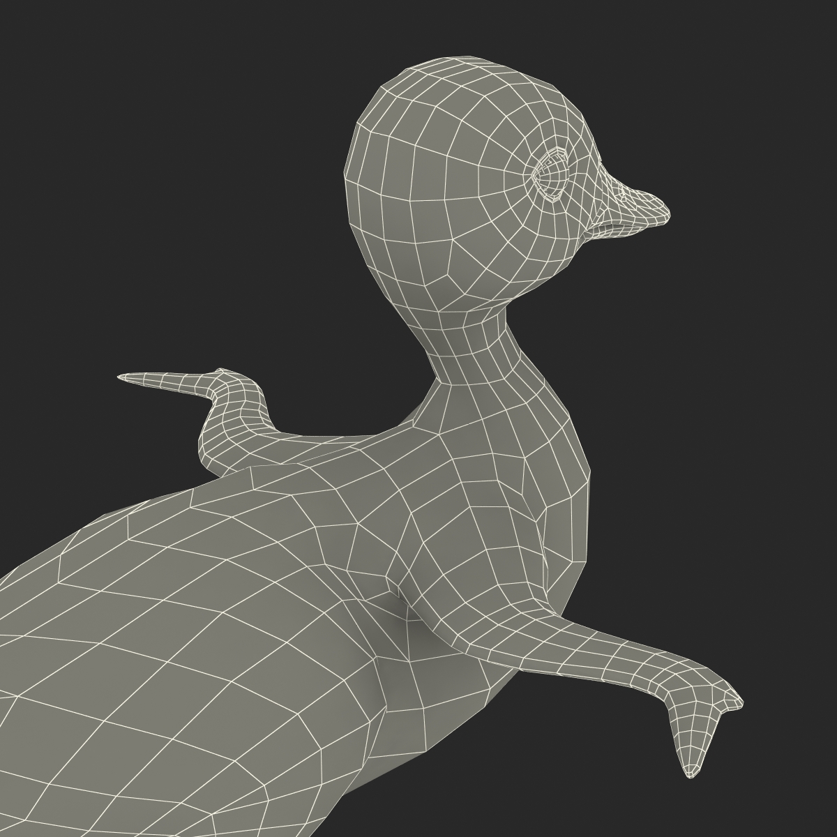 3D model Duckling Rigged