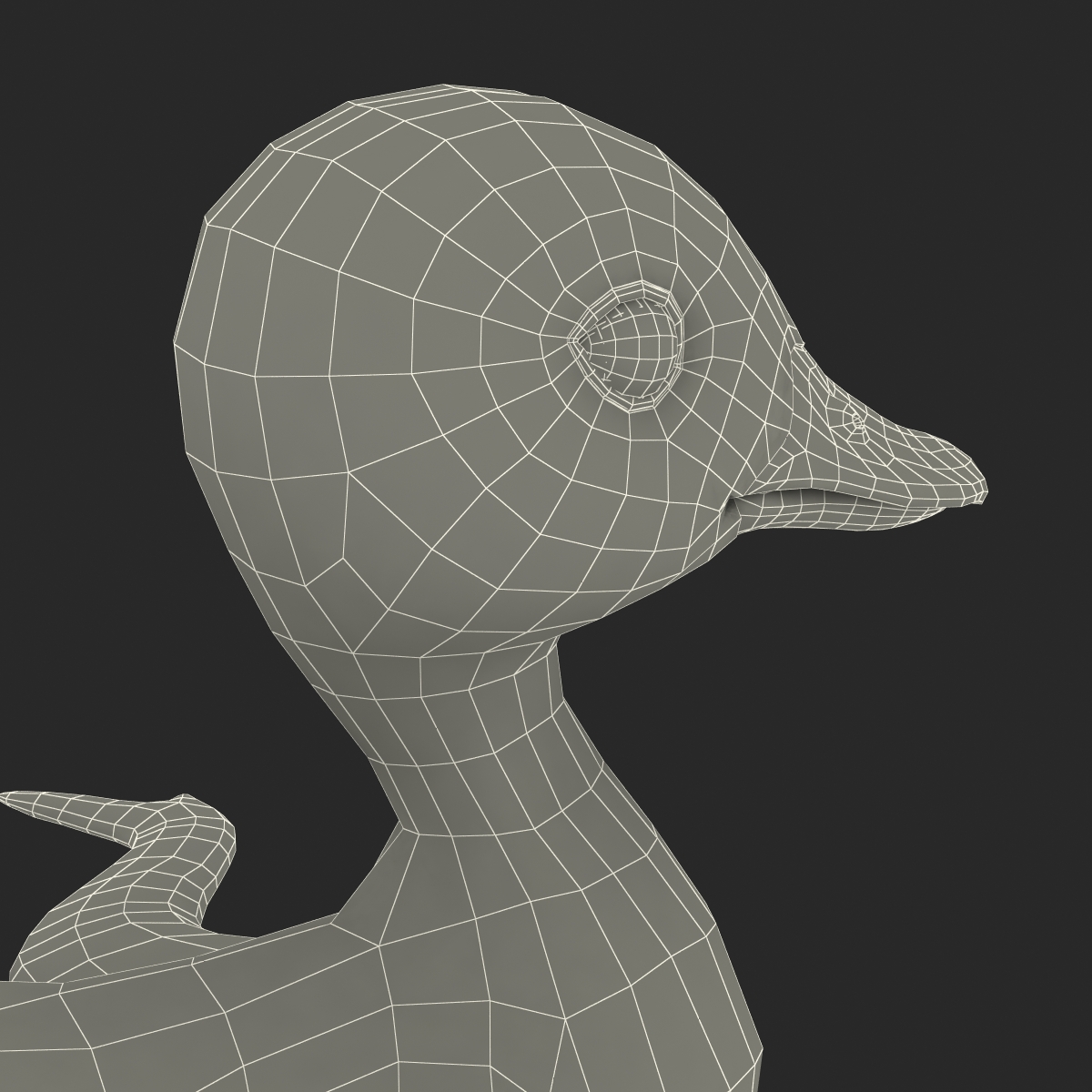 3D model Duckling Rigged