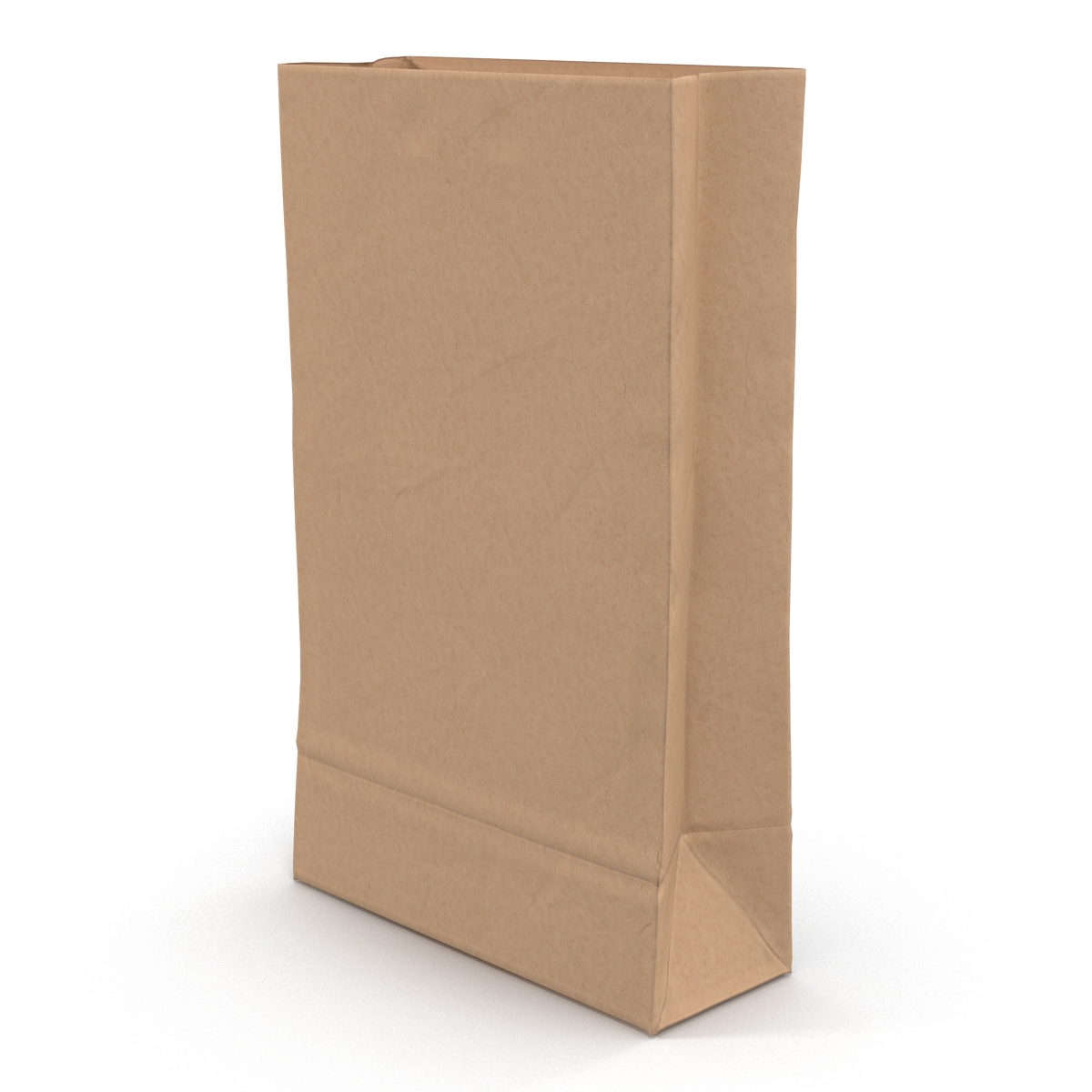 3D Fast Food Paper Bag 3