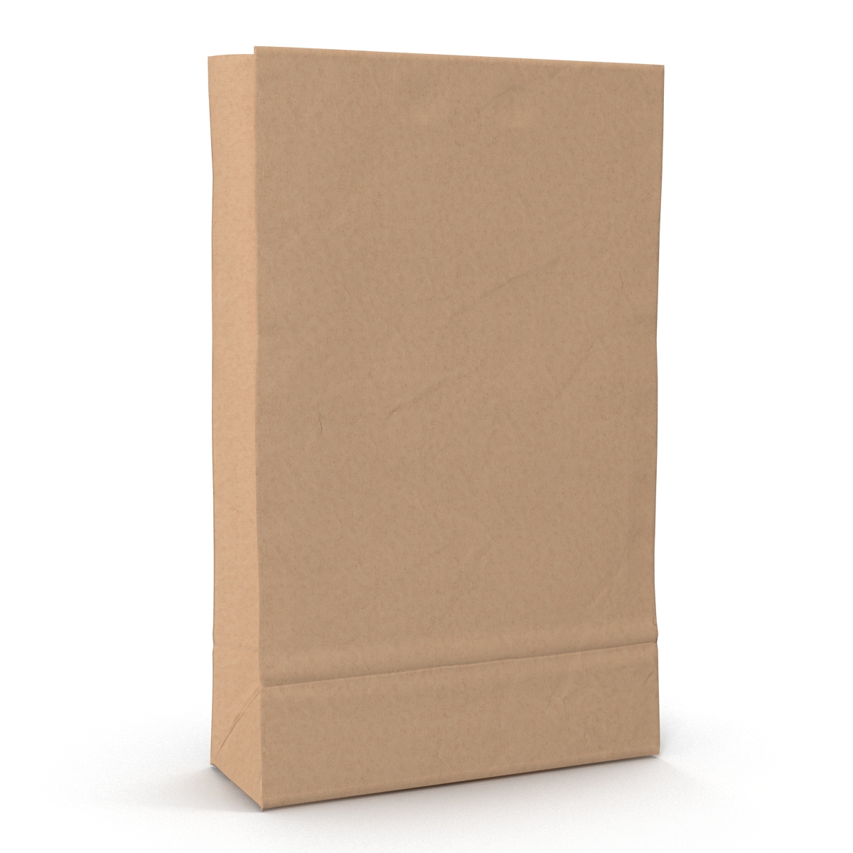 3D Fast Food Paper Bag 3