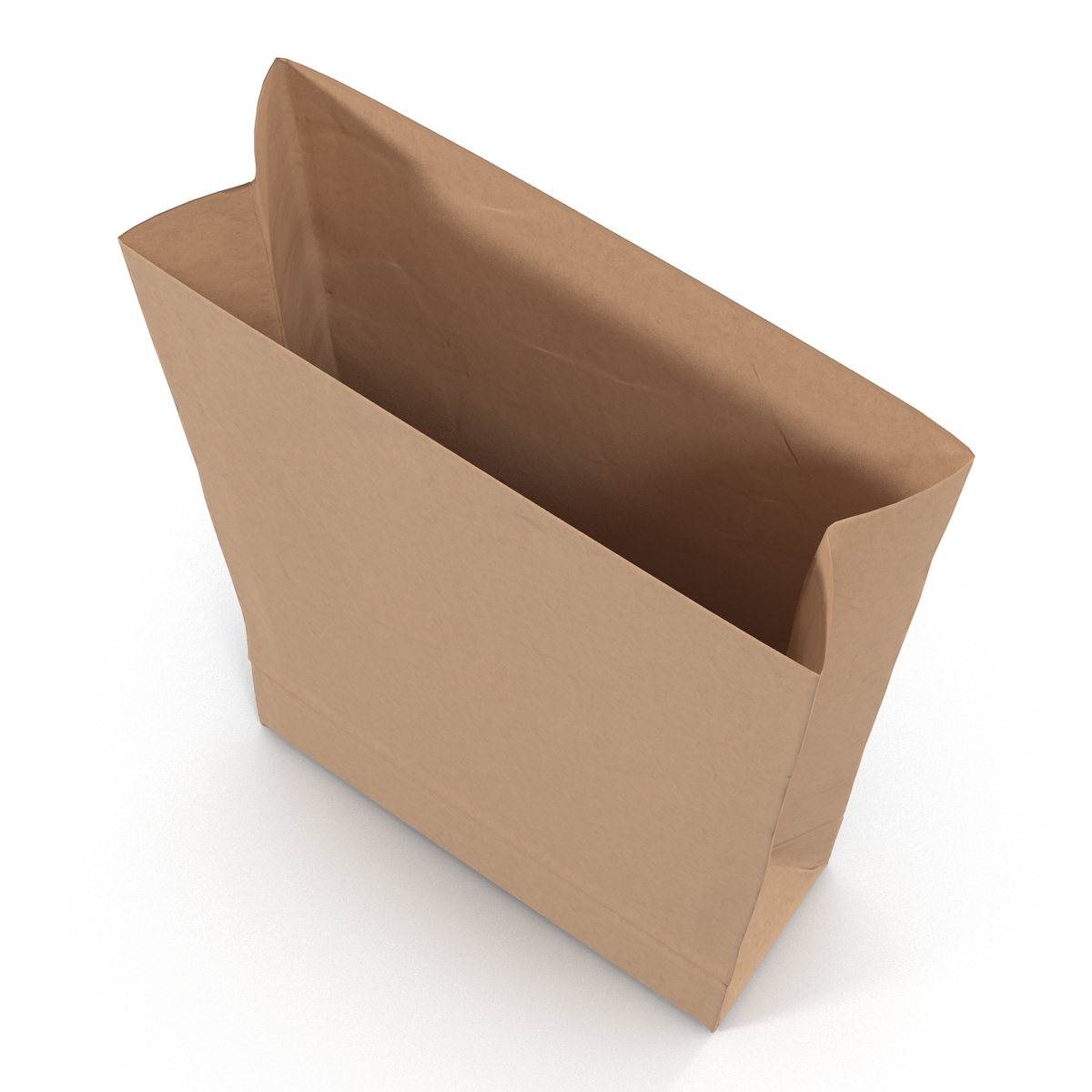 3D Fast Food Paper Bag 3