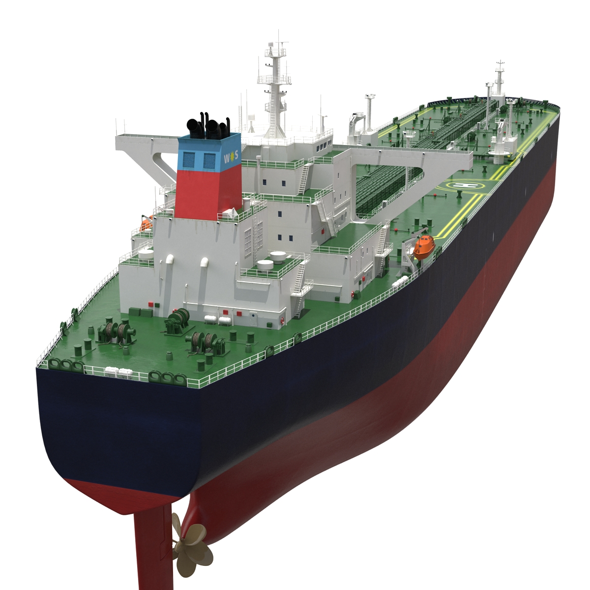 3D Oil Tanker Generic model