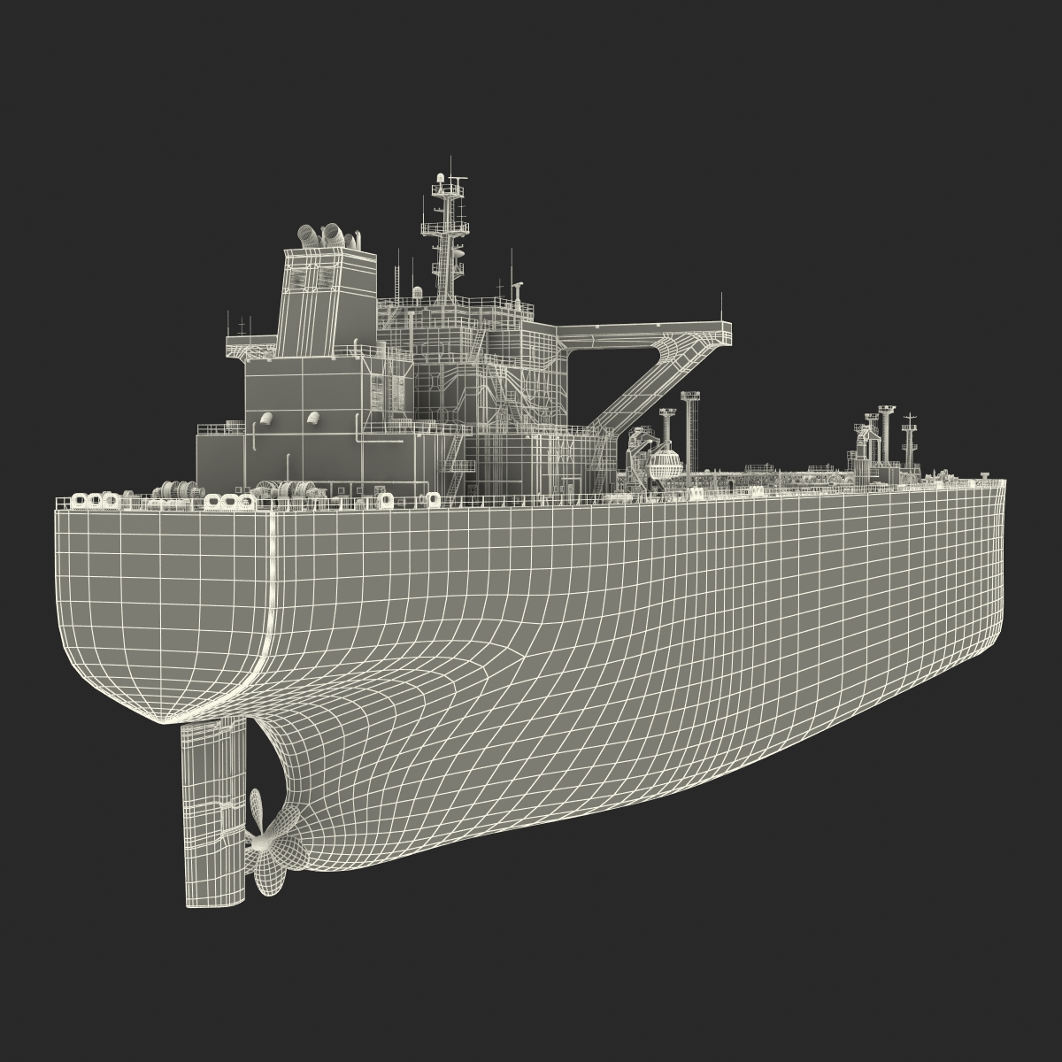 3D Oil Tanker Generic model