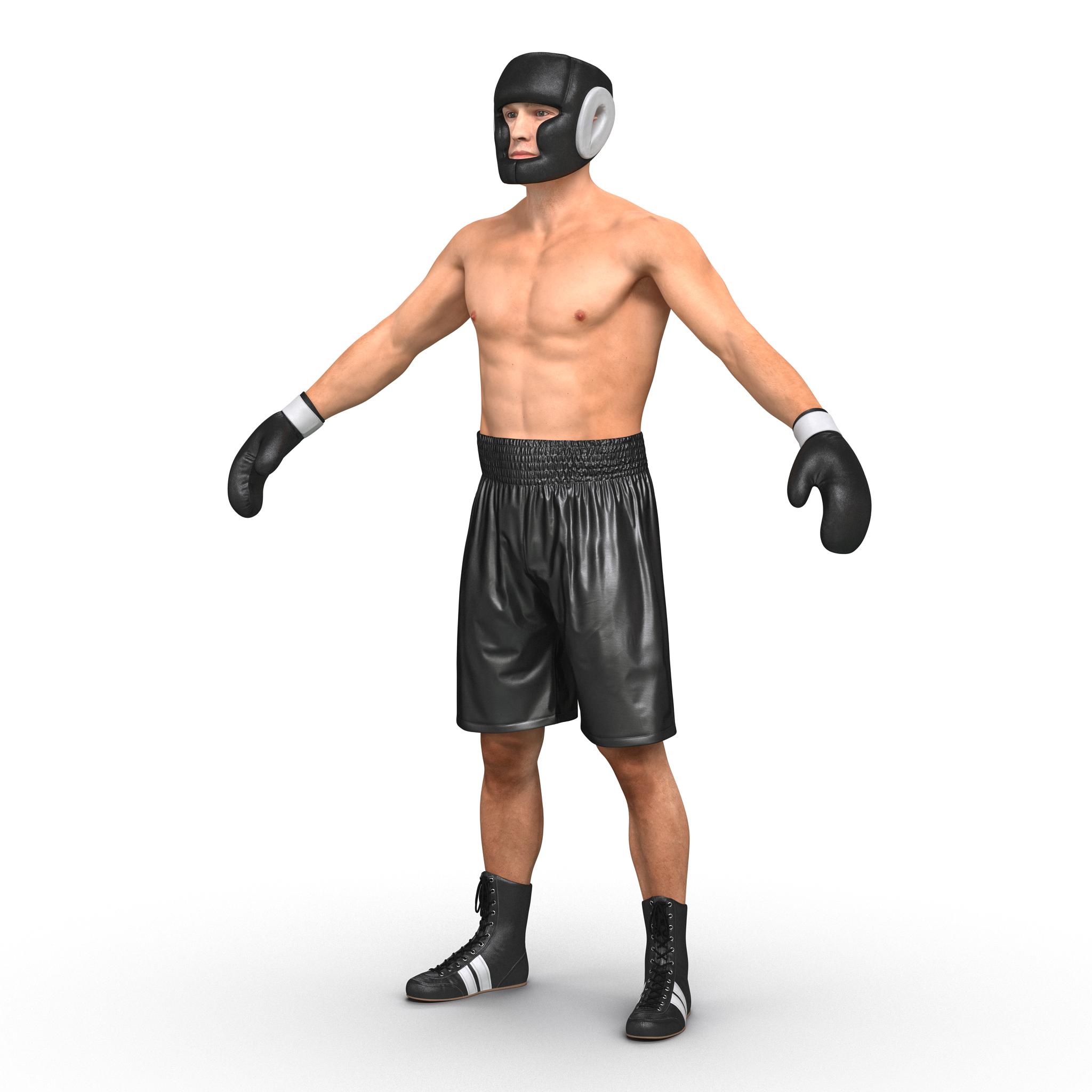 Boxer Man 3D model