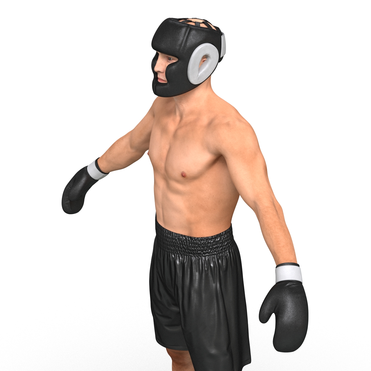 Boxer Man 3D model