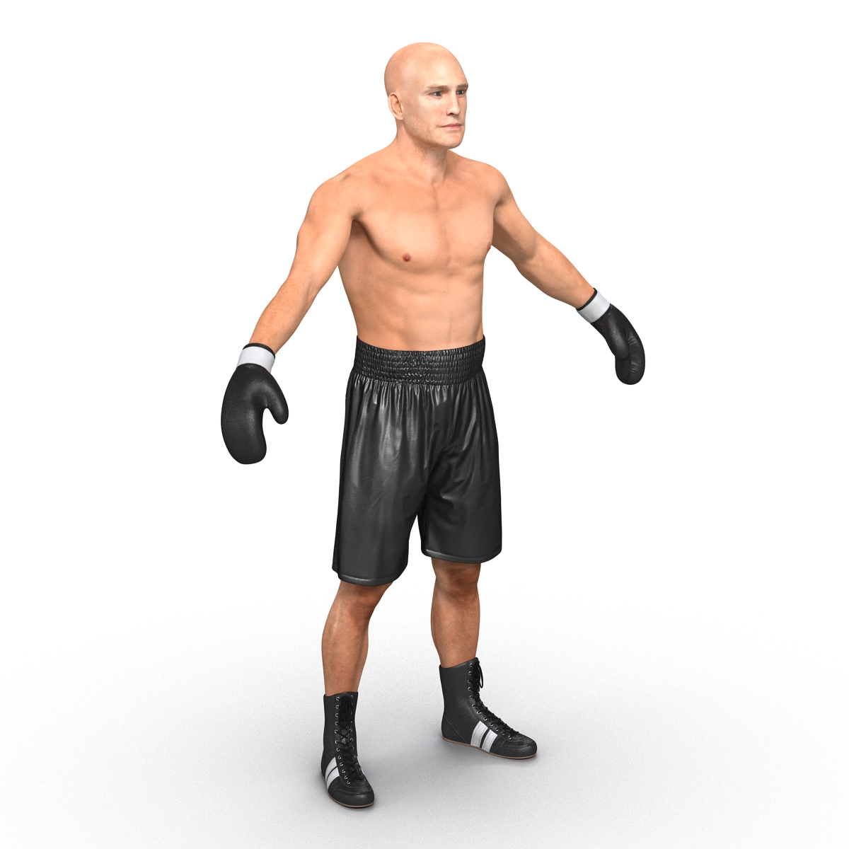 3D model Adult Boxer Man