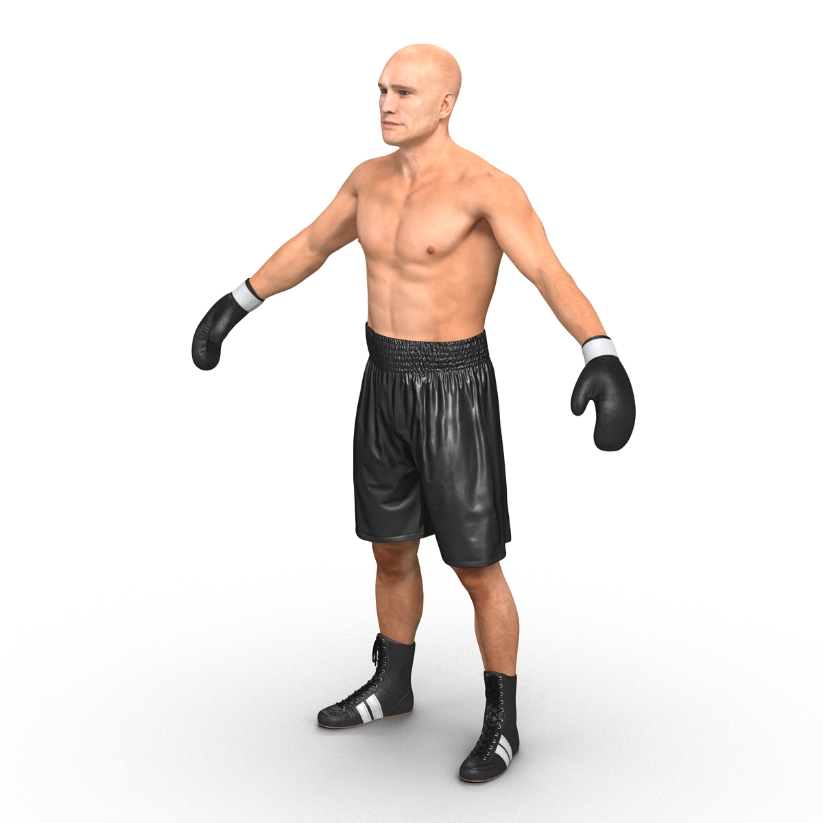 3D model Adult Boxer Man