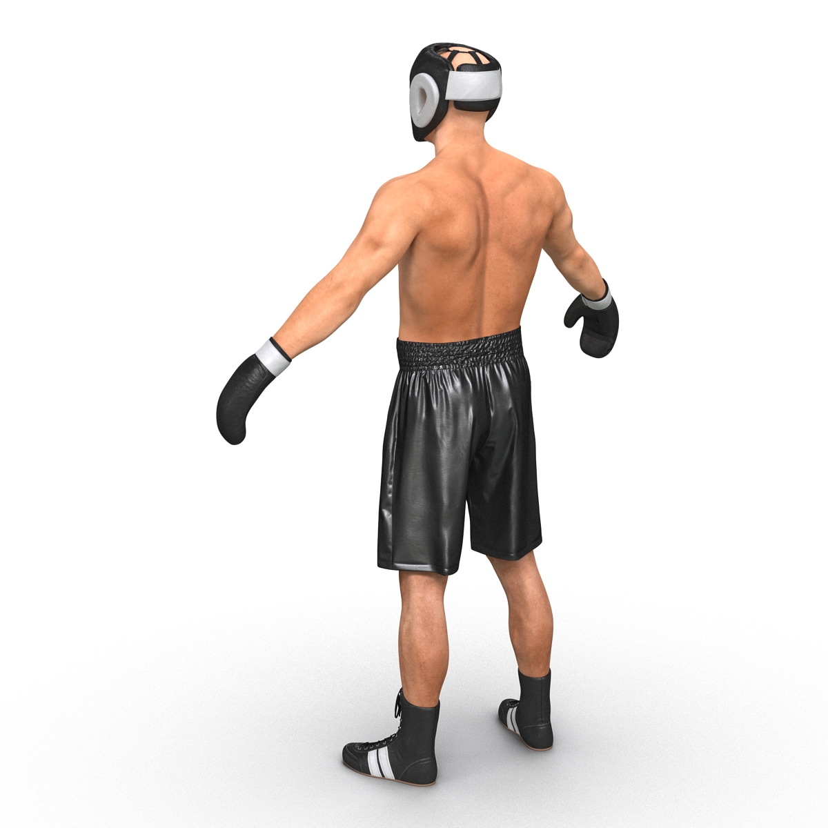 3D model Adult Boxer Man