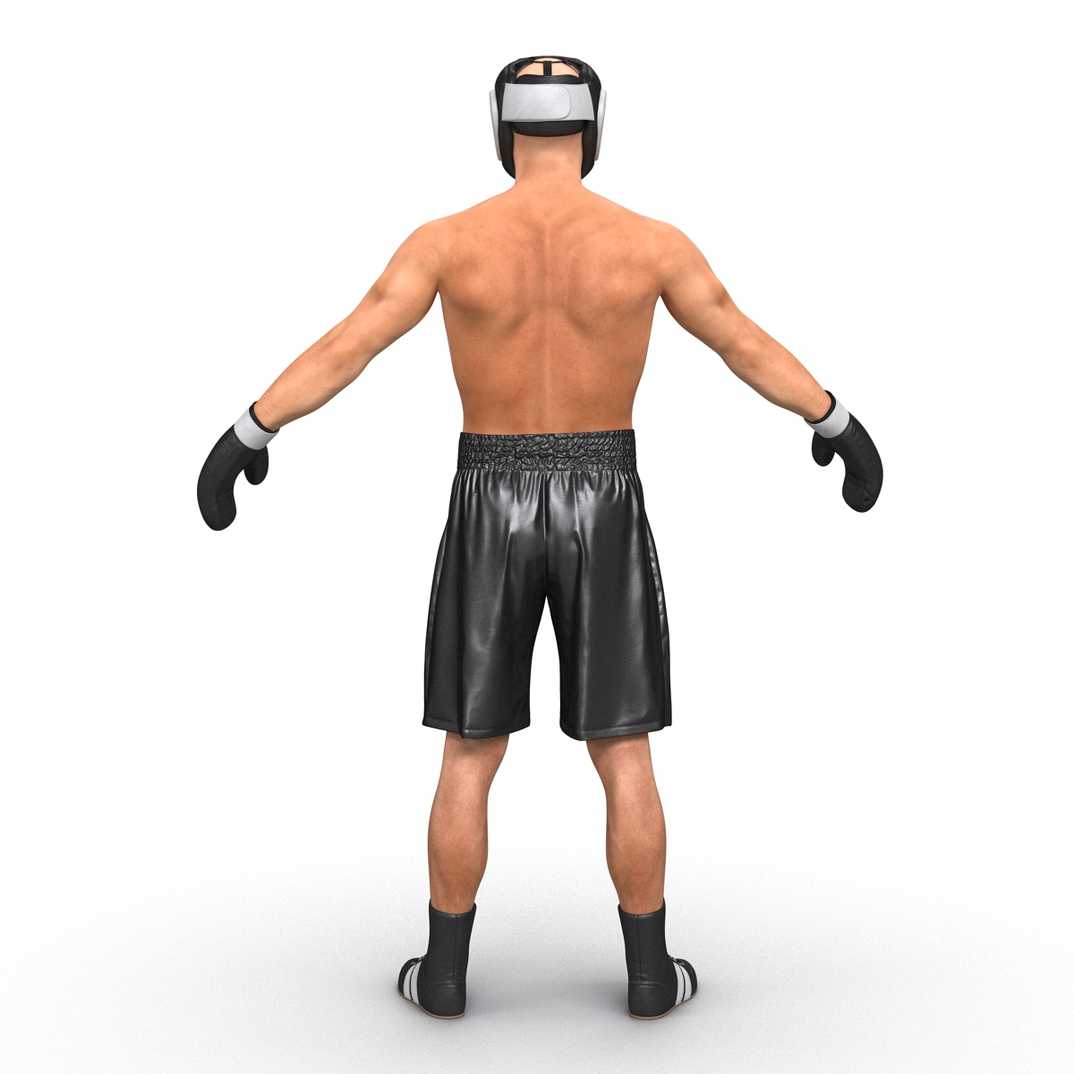 3D model Adult Boxer Man