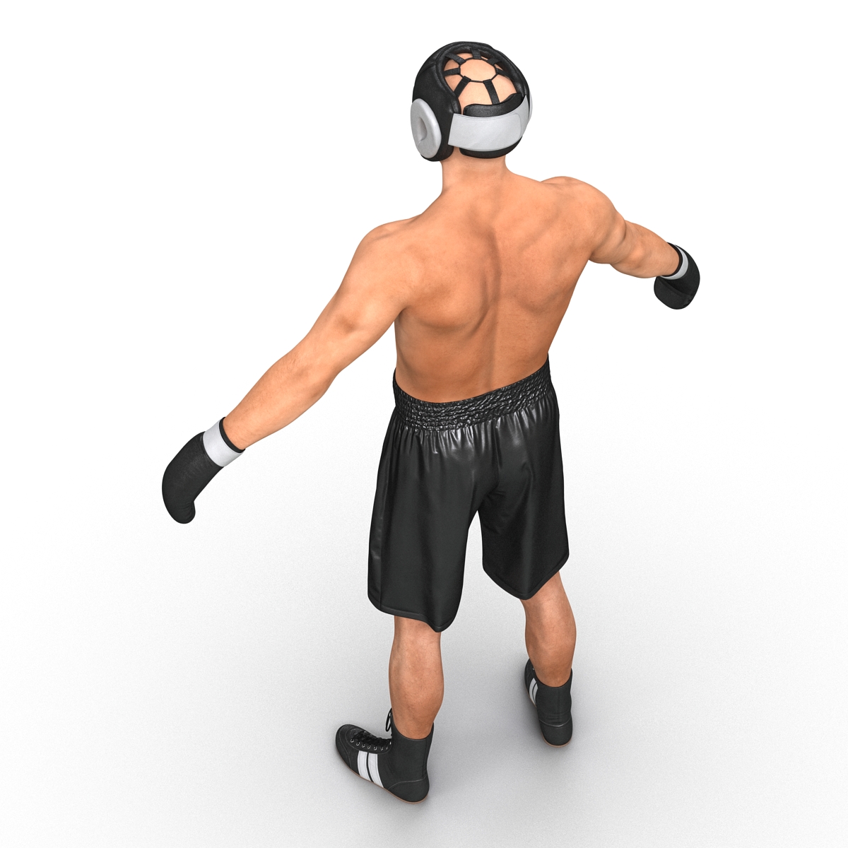 3D model Adult Boxer Man