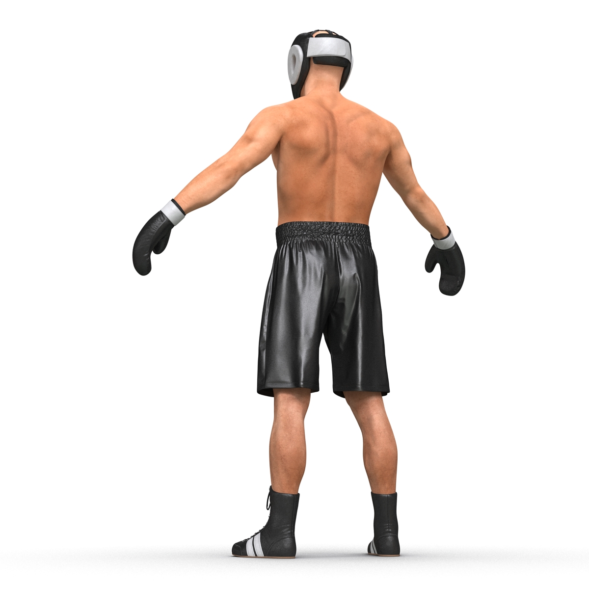 3D model Adult Boxer Man