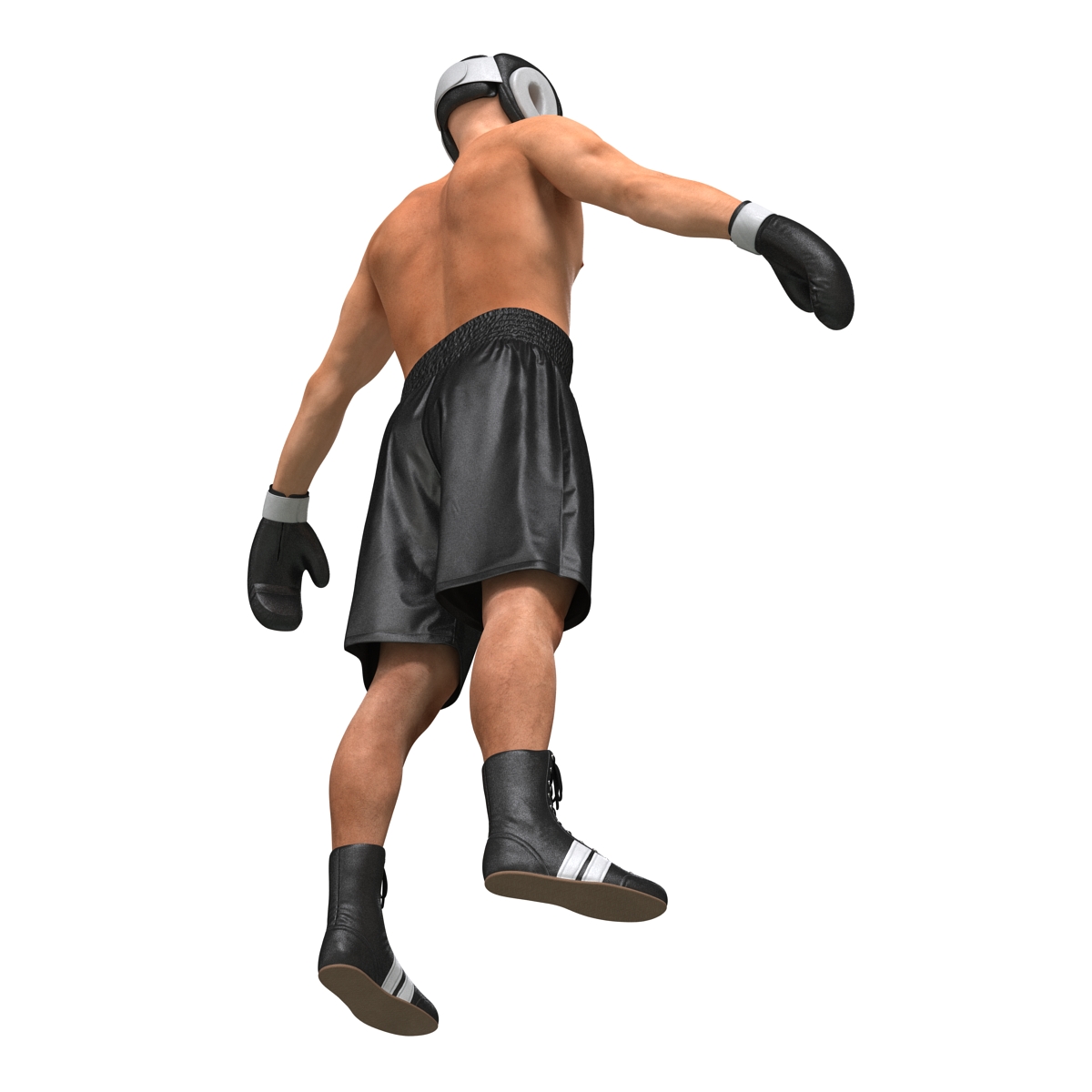 3D model Adult Boxer Man