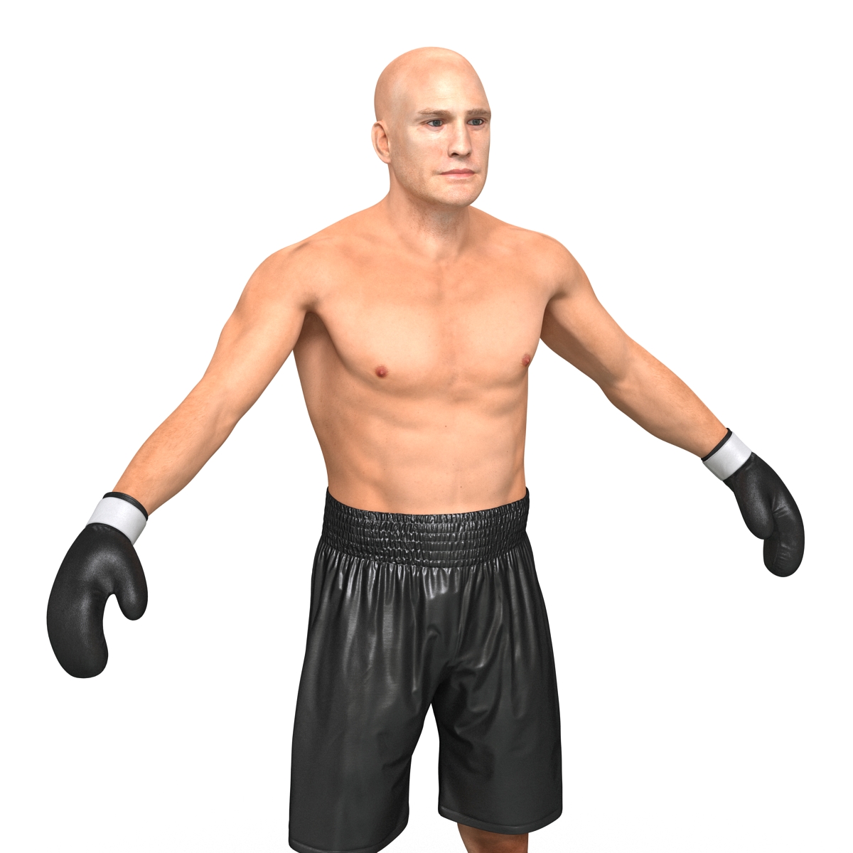 3D model Adult Boxer Man