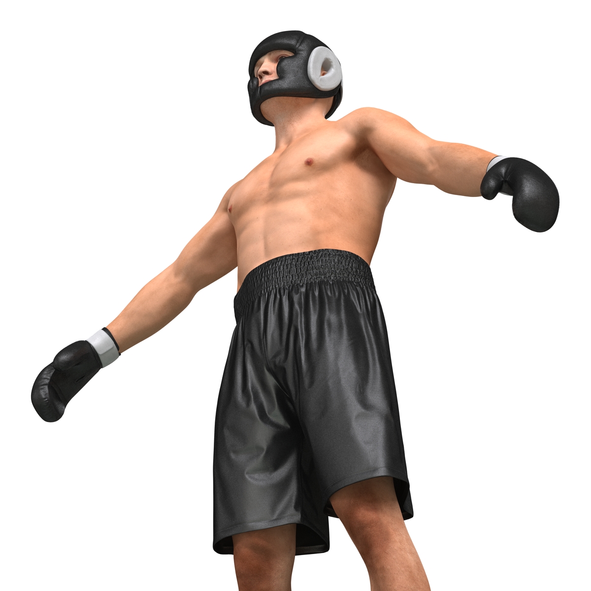 3D model Adult Boxer Man