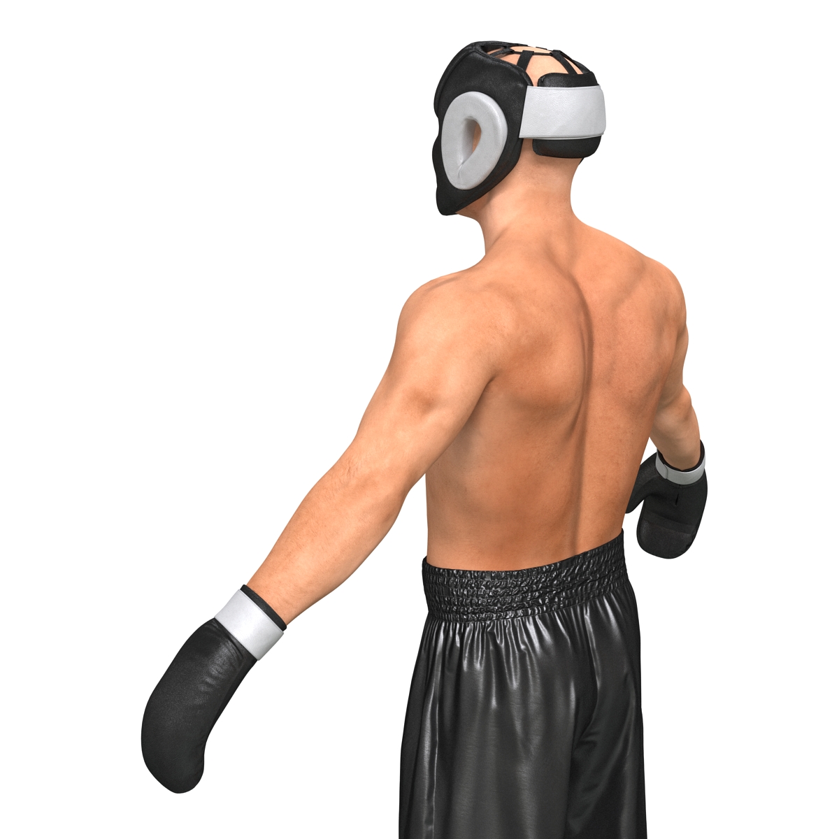 3D model Adult Boxer Man