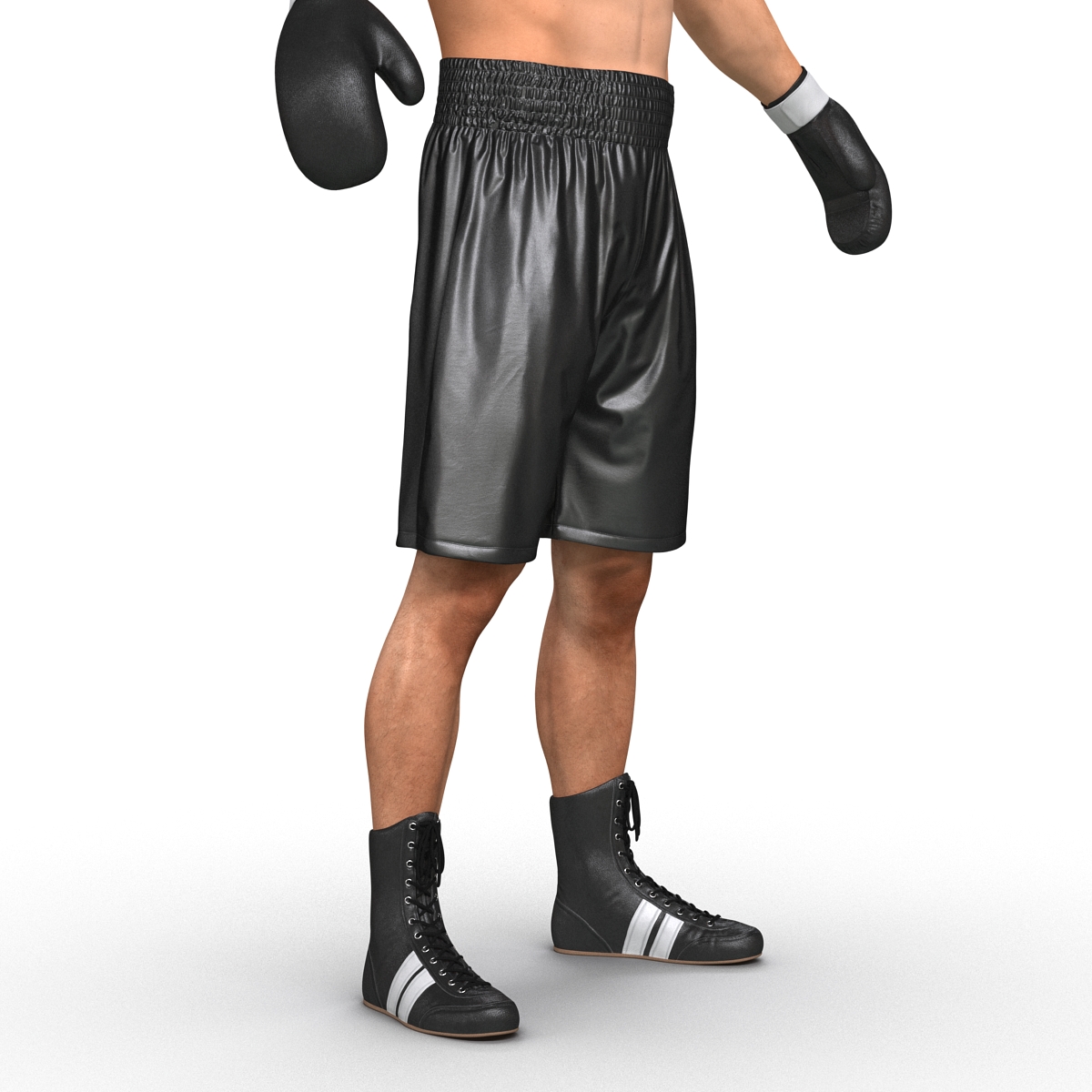 3D model Adult Boxer Man