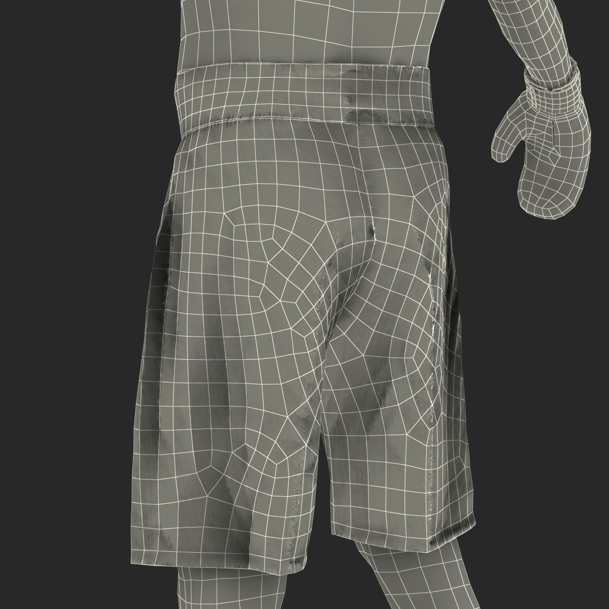 3D model Adult Boxer Man