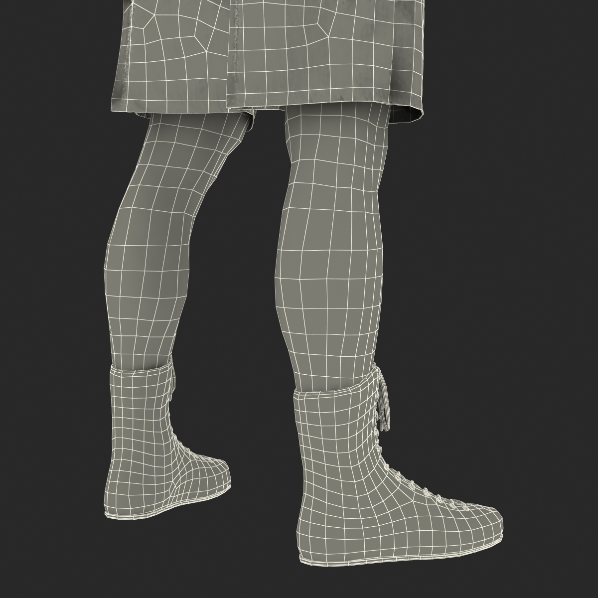 3D model Adult Boxer Man