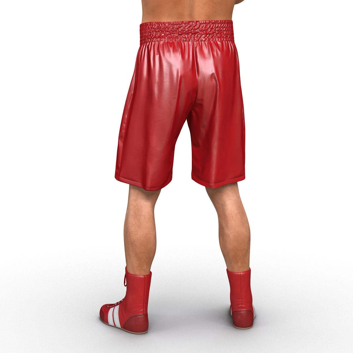 3D Boxer Man Pose 2