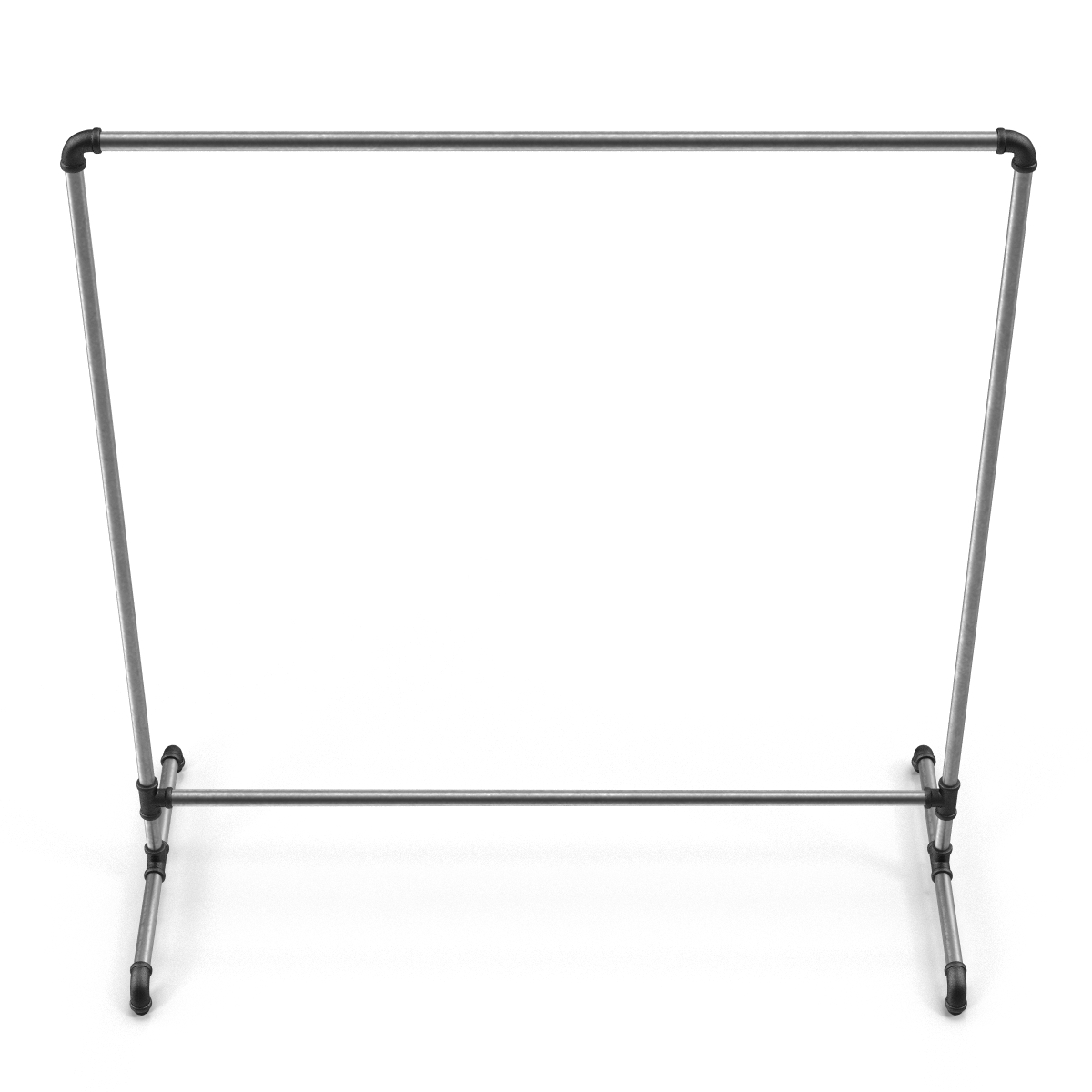 3D model Iron Clothing Rack 2