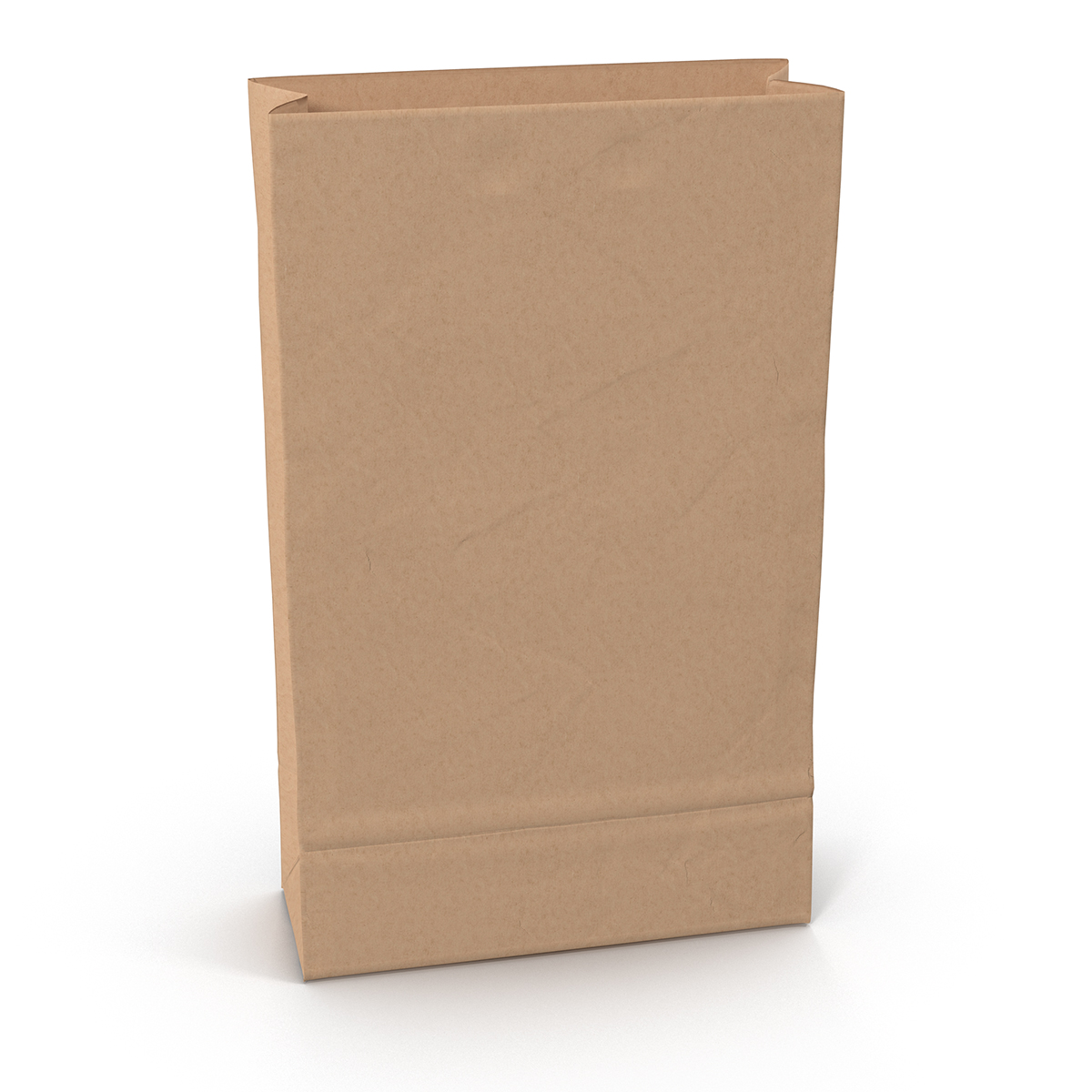 3D Fast Food Paper Bag 3