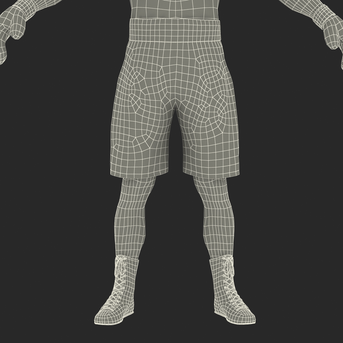 Boxer Man 3D model