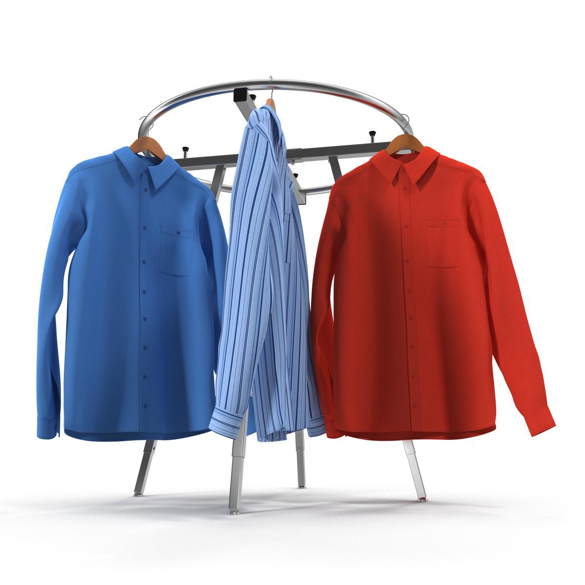 3D Round Clothing Rack 4