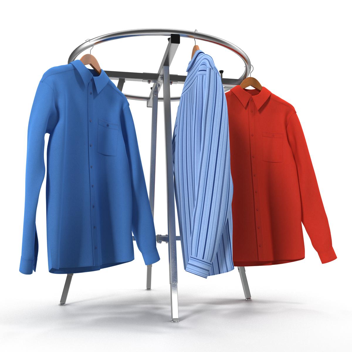 3D Round Clothing Rack 4