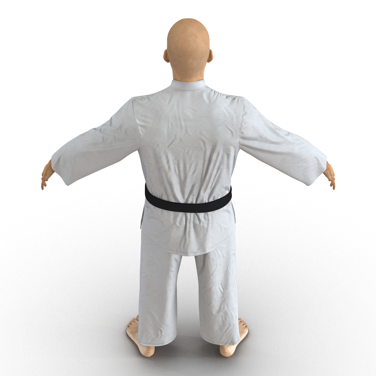 3D Japanese Karate Fighter model