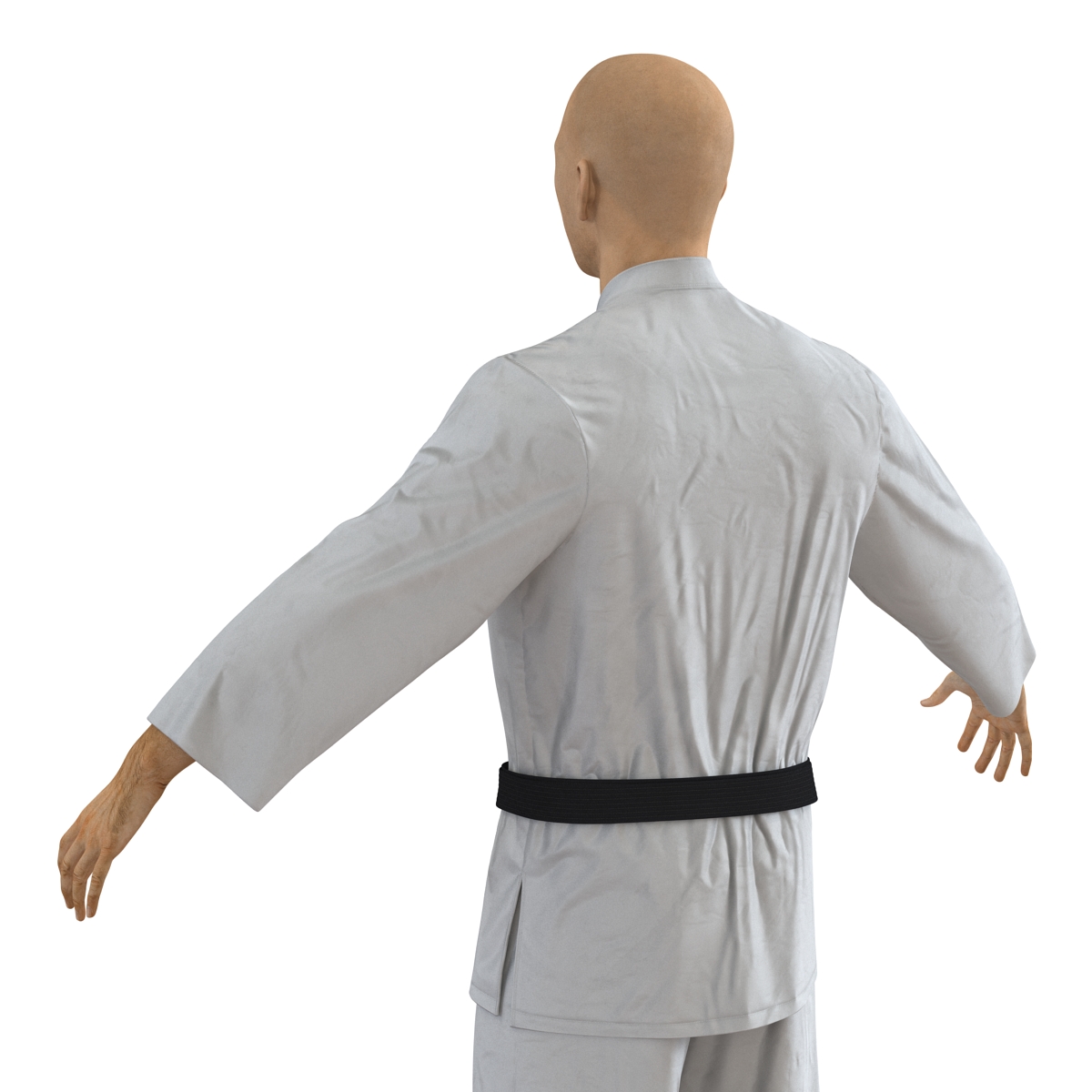 3D Japanese Karate Fighter model