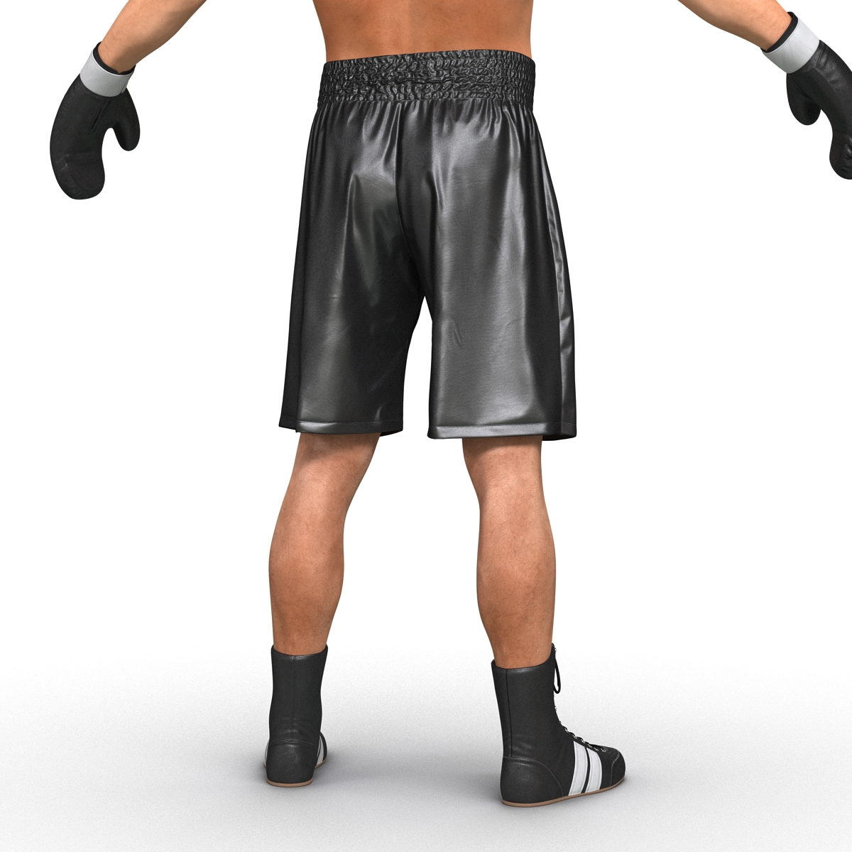 Adult Boxer Man Rigged 3D