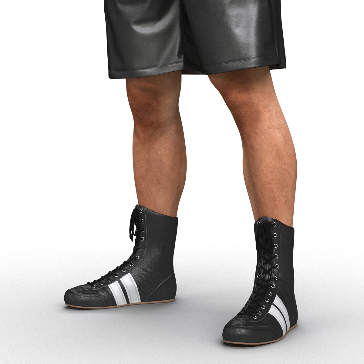 Adult Boxer Man Rigged 2 3D model