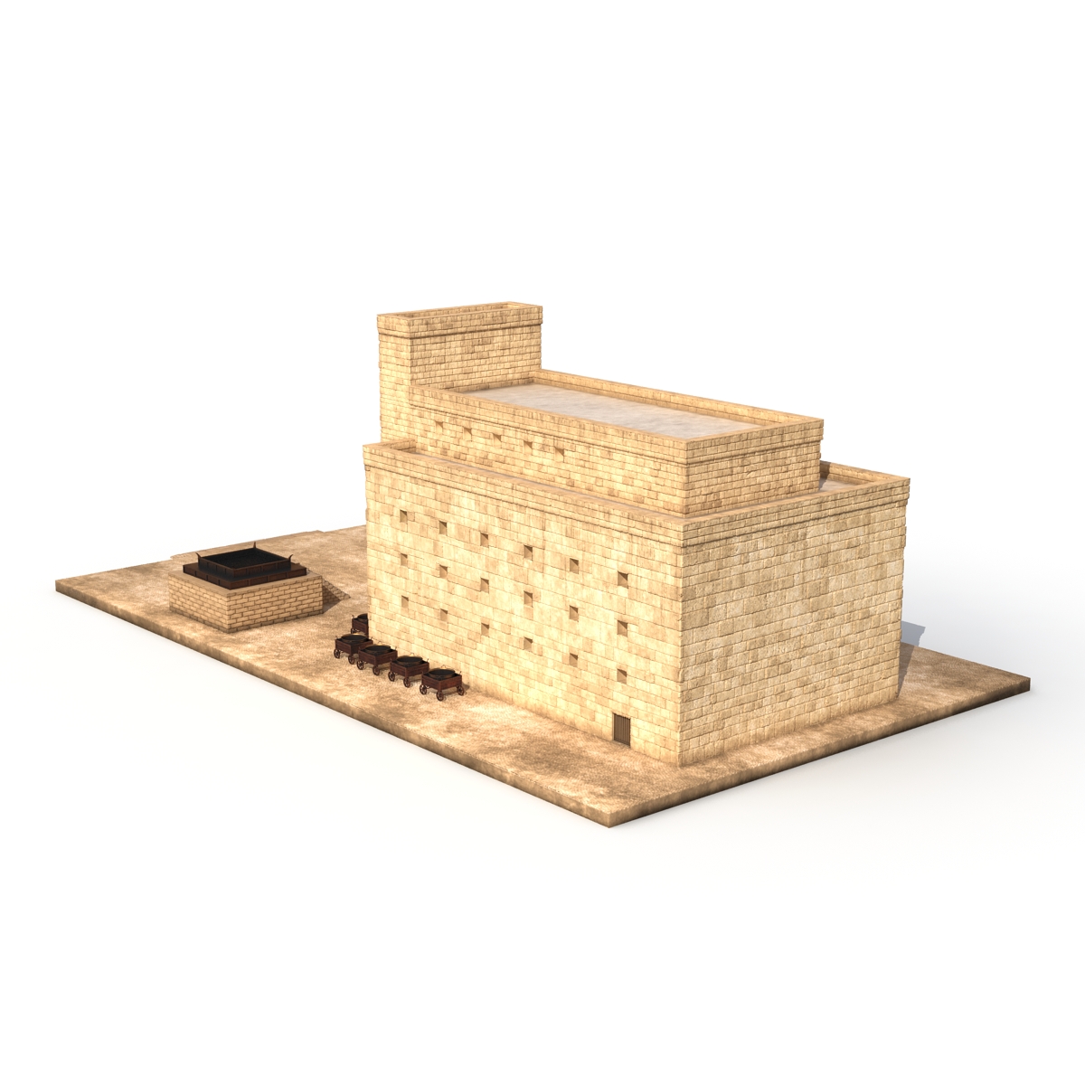 3D model Solomons Temple