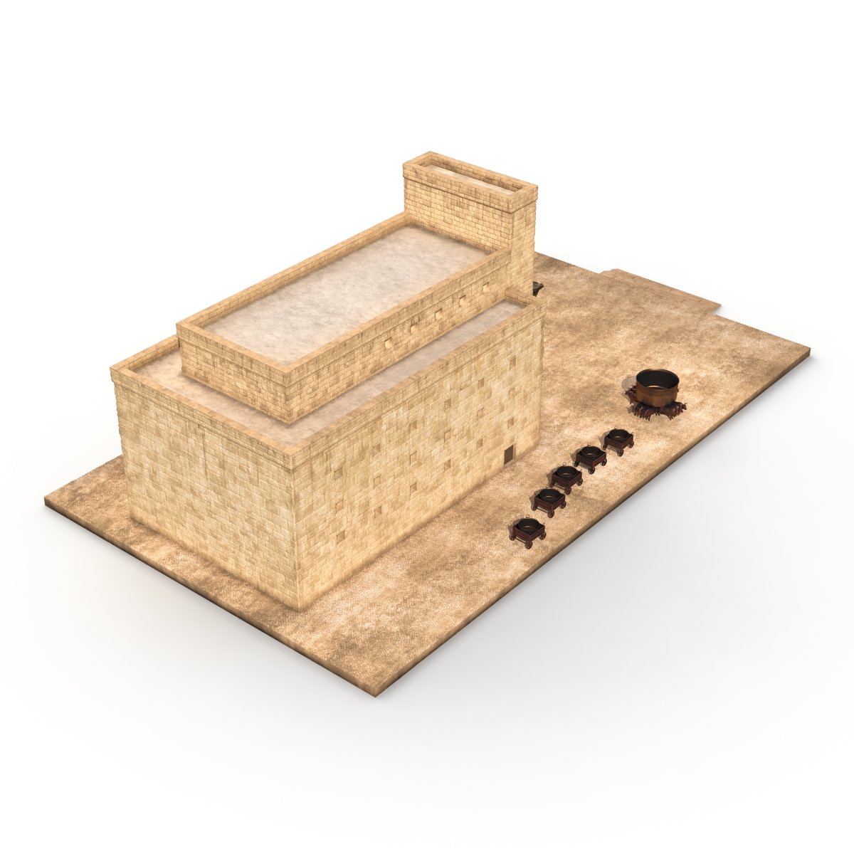 3D model Solomons Temple