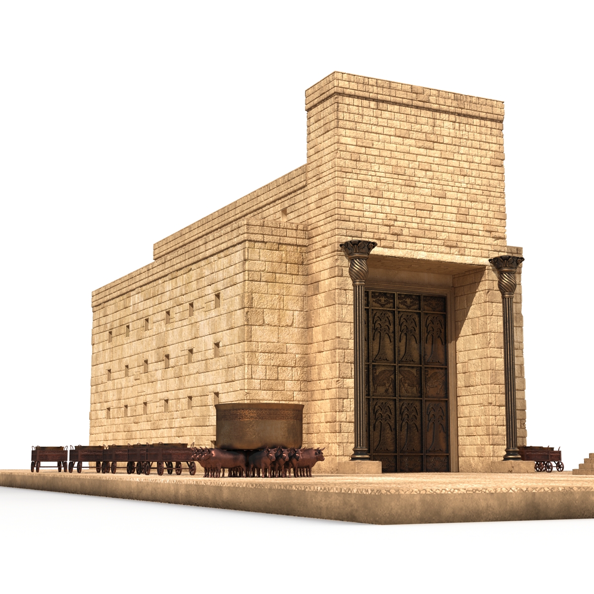 3D model Solomons Temple