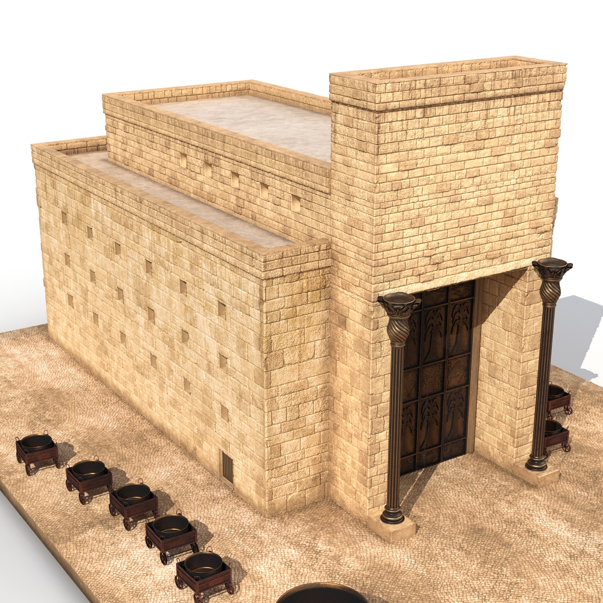 3D model Solomons Temple