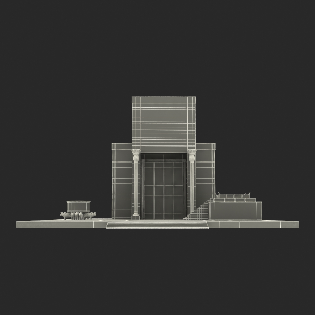 3D model Solomons Temple