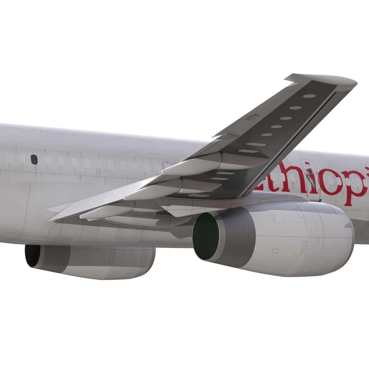 Boeing 757 200F Ethiopian Airlines 3D model