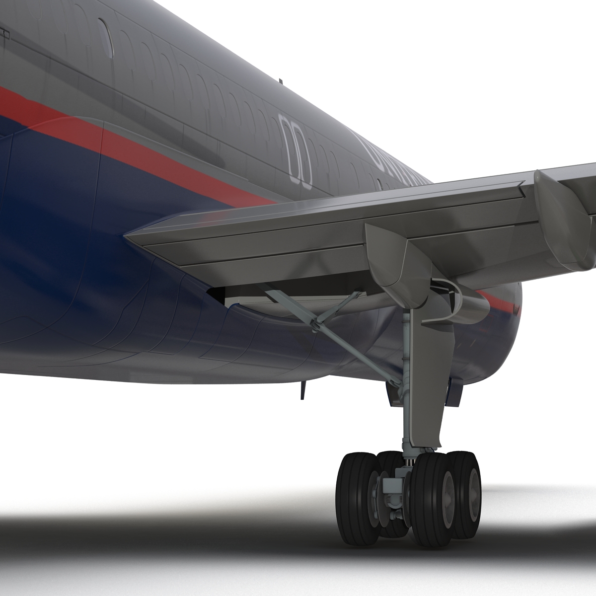 3D Boeing 757 200F United Airlines