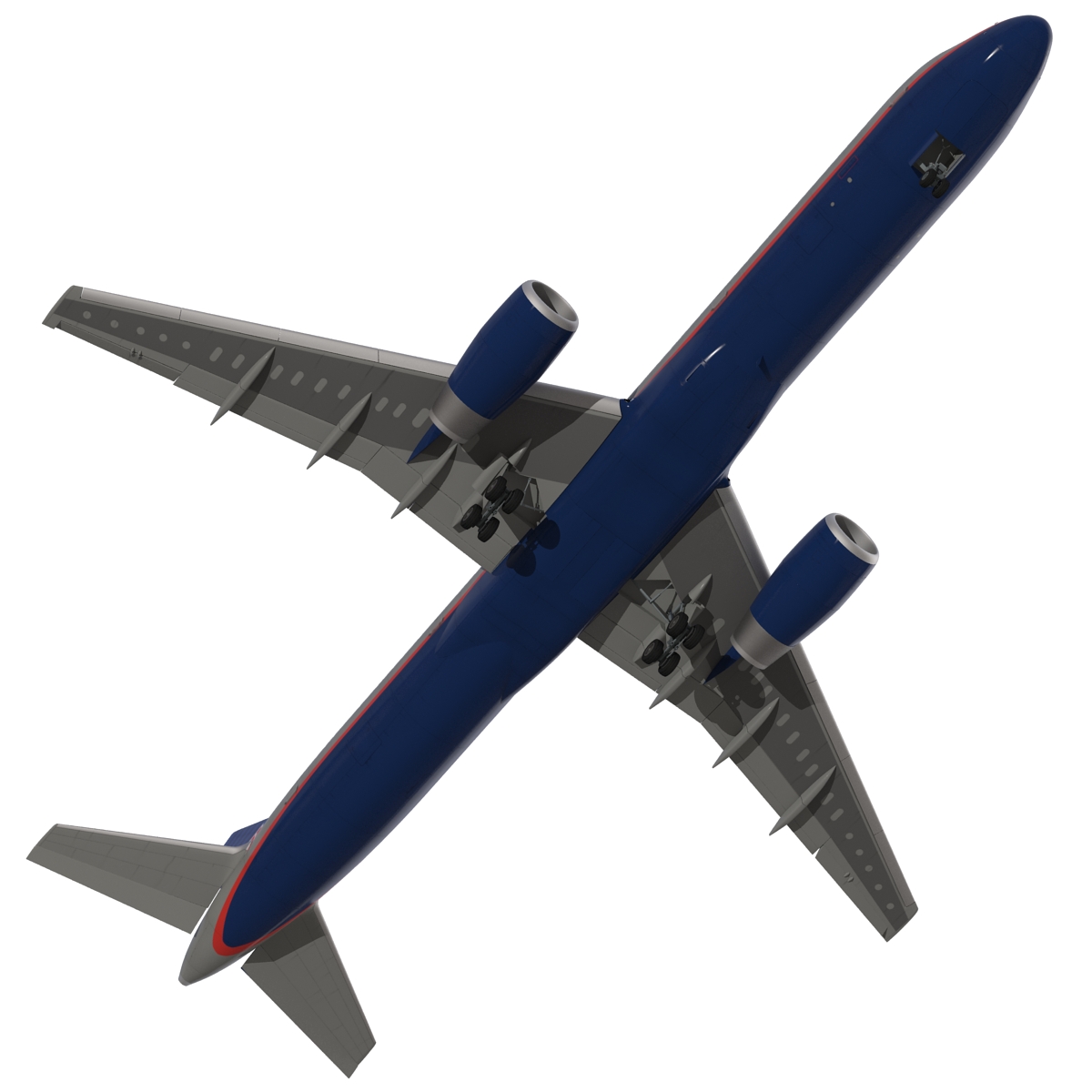 3D Boeing 757 200F United Airlines