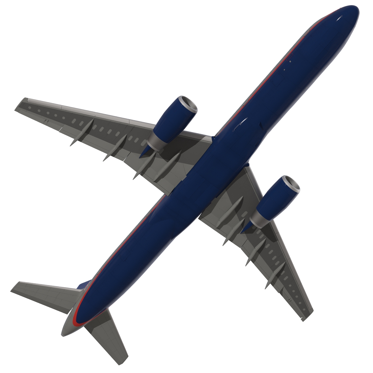 3D Boeing 757 200F United Airlines