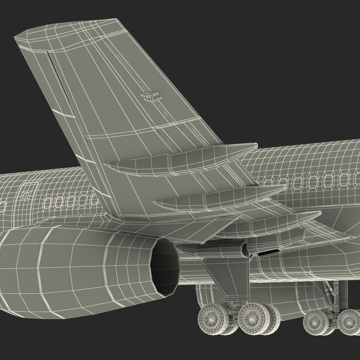 3D Boeing 757 200F United Airlines