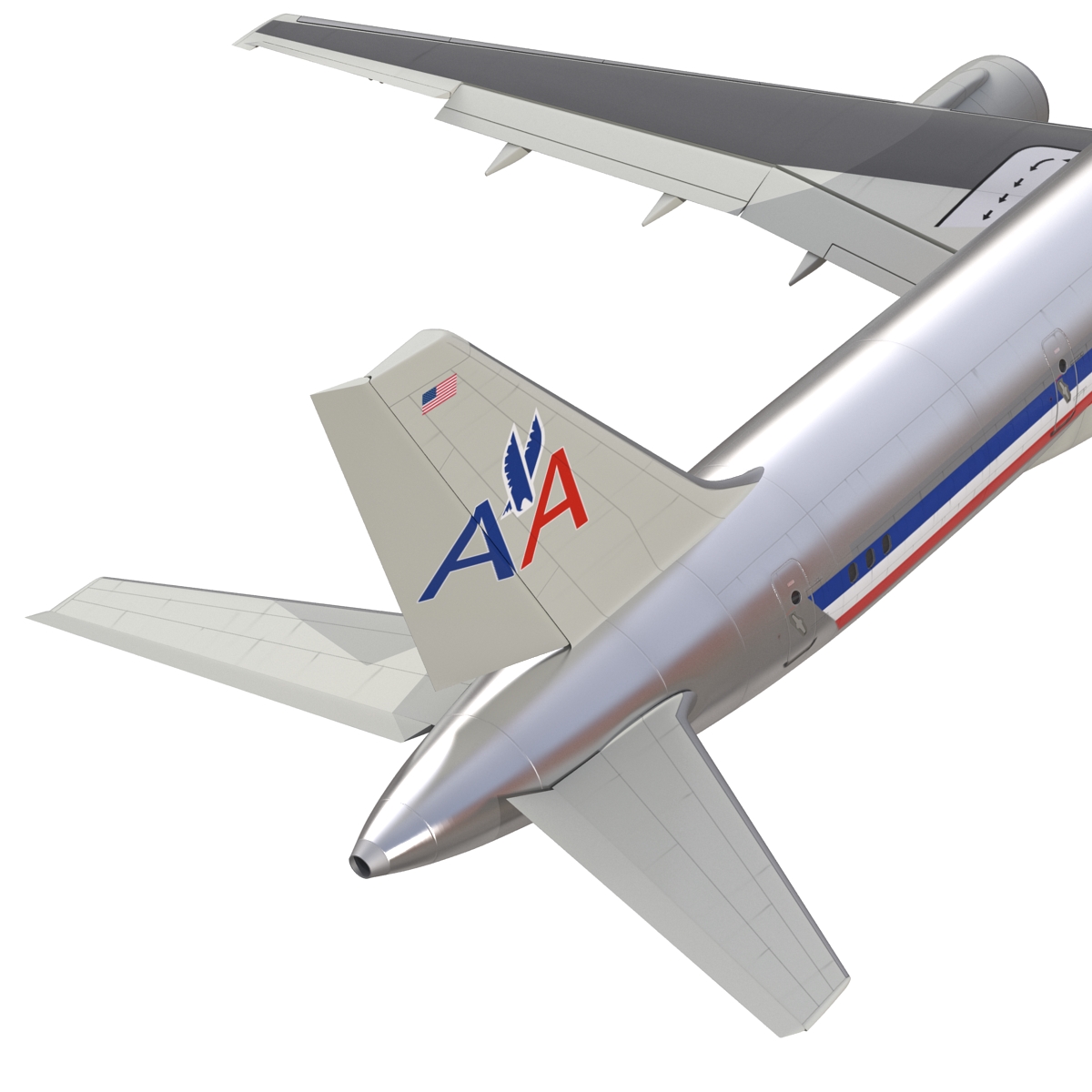 3D model Boeing 757 200F American Airlines Rigged