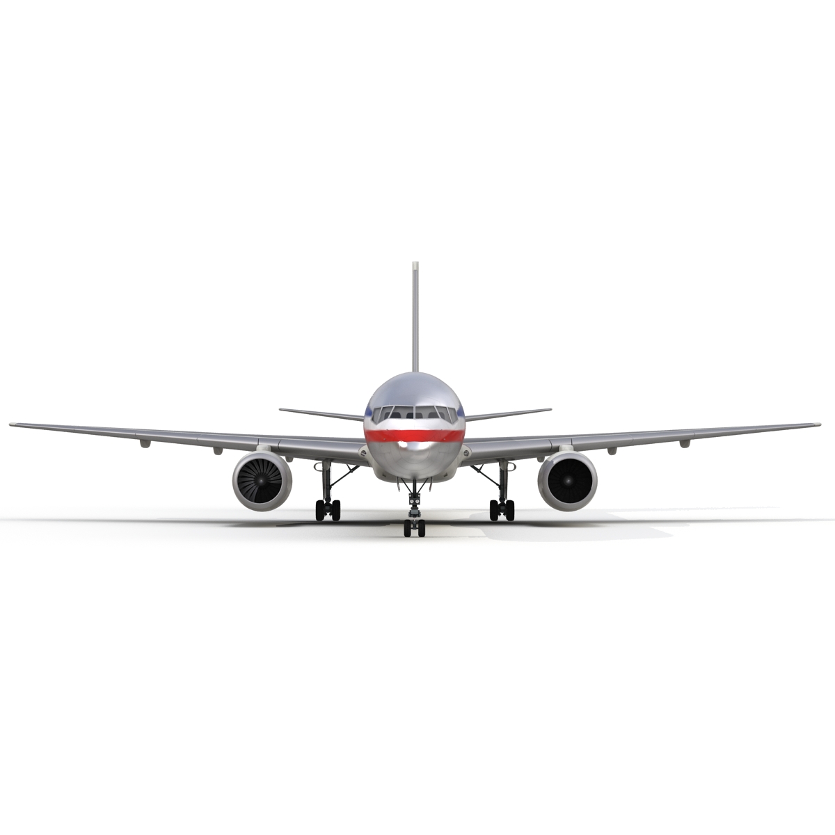 3D model Boeing 757 200F American Airlines Rigged