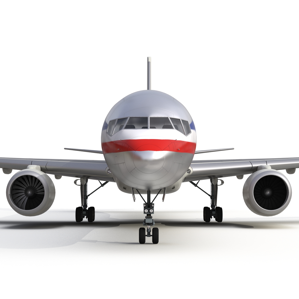 3D model Boeing 757 200F American Airlines Rigged