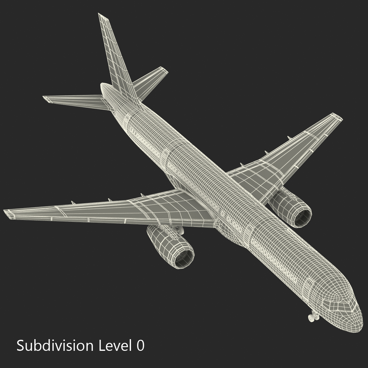 3D model Boeing 757 200F American Airlines Rigged